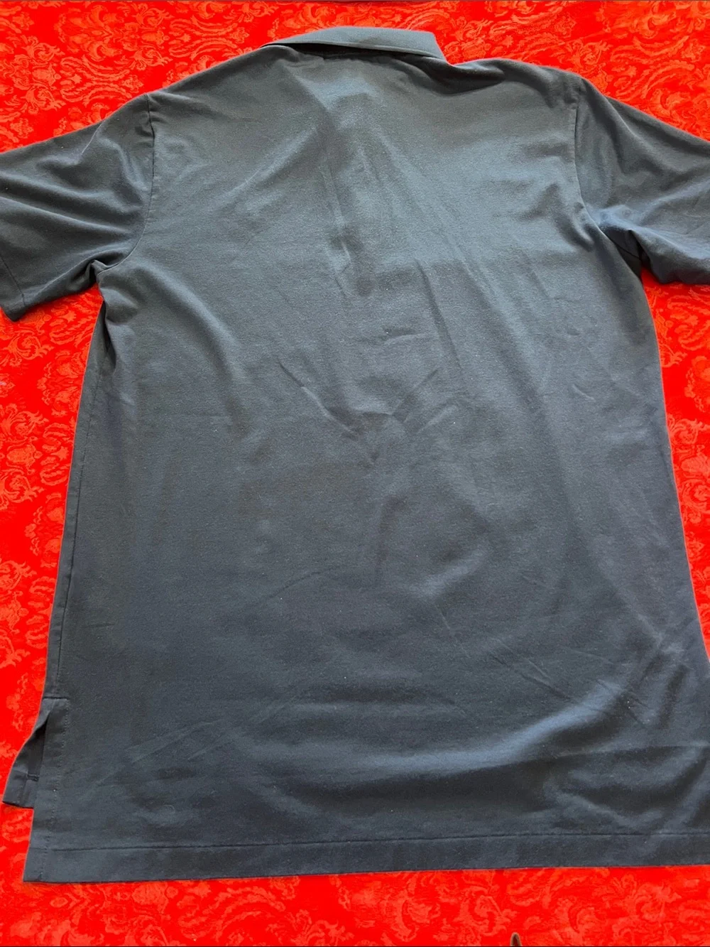Polo Golf Ralph Lauren Men’s Medium Navy Performance Polo Pima Cotton Stretch